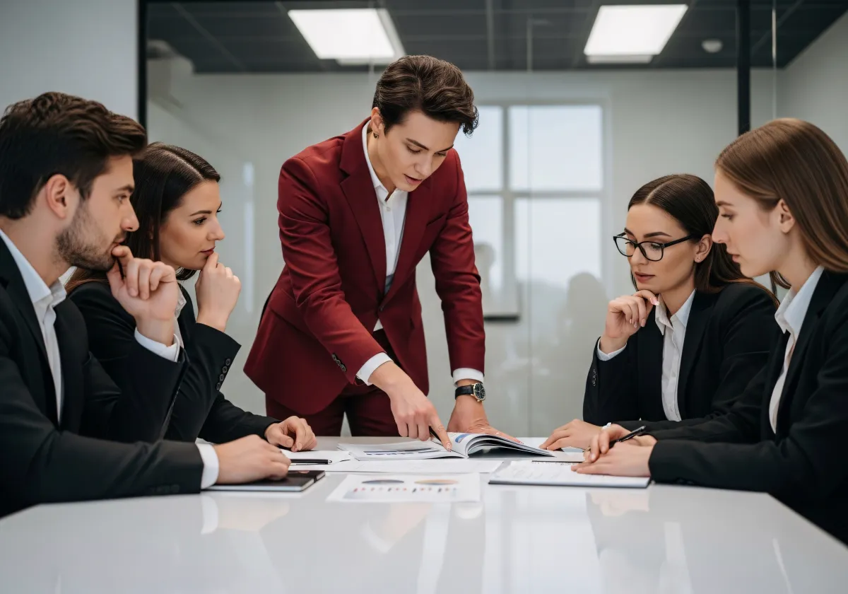 Coach e cliente a colloquio